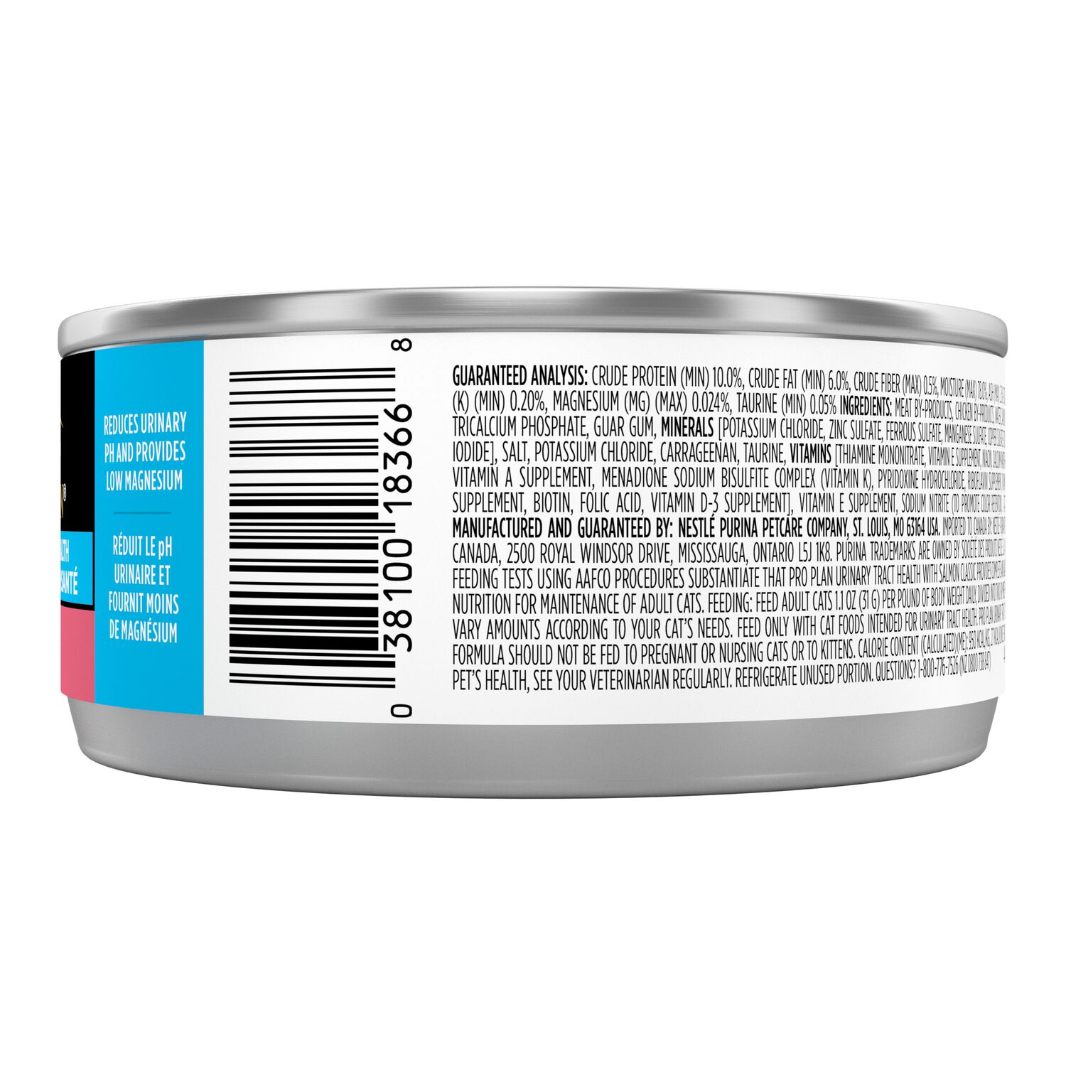 Purina Pro Plan Urinary Tract Health Salmon Classic Pate Wet Cat Food Pate, 5.5 Oz.