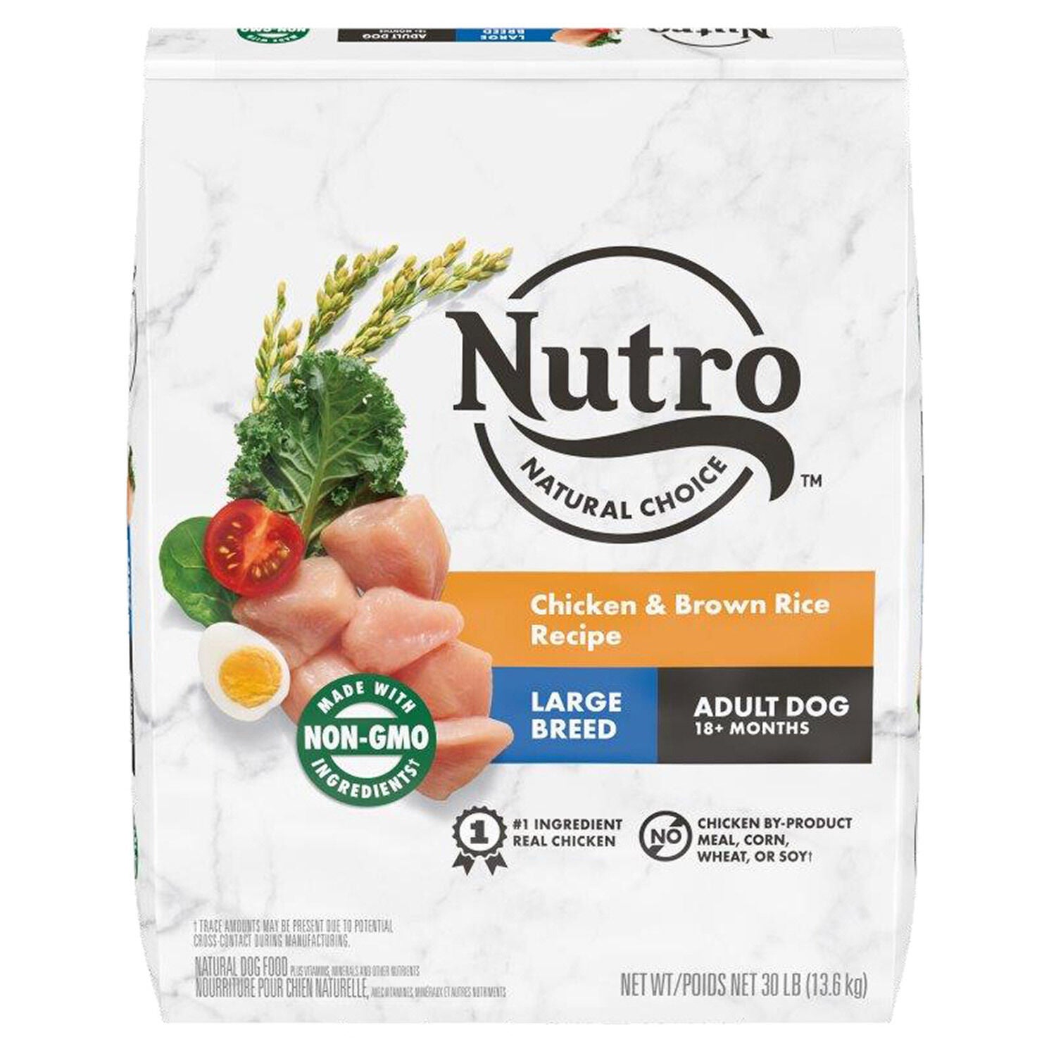 Nutro Wholesome Essentials Large Breed Adult Chicken, Whole Brown