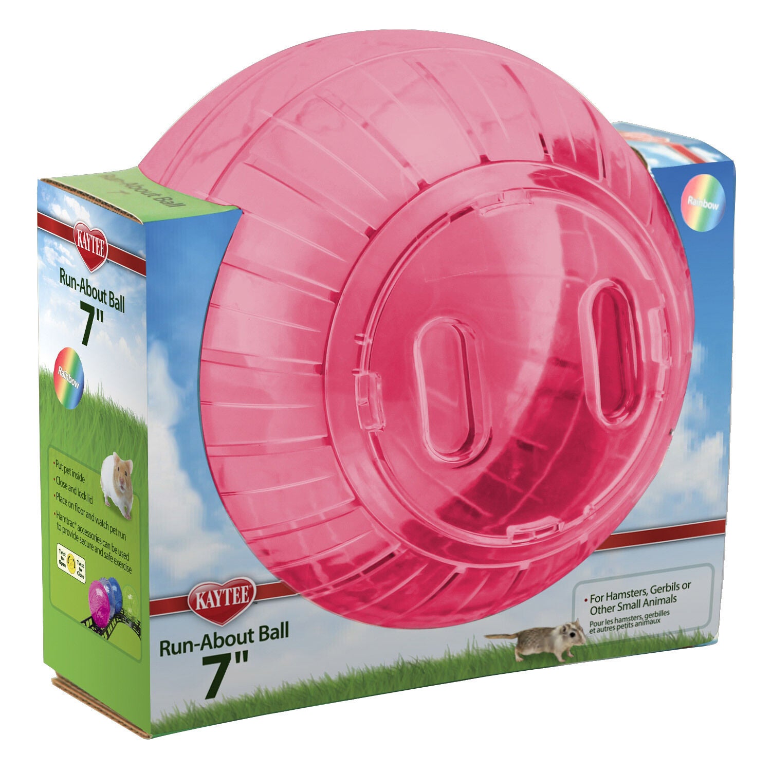 Run-About Exercise Ball, Assorted Colours For Small Animals