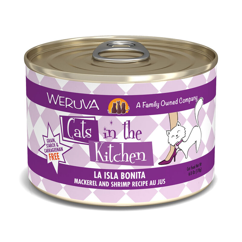 Cats In The Kitchen La Isla Bonita Mackerel & Shrimp Recipe Au Jus Cat Food image number 1