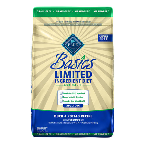 Basics Limited Ingredient Grain Free Adult Duck & Potato Recipe Dog Food