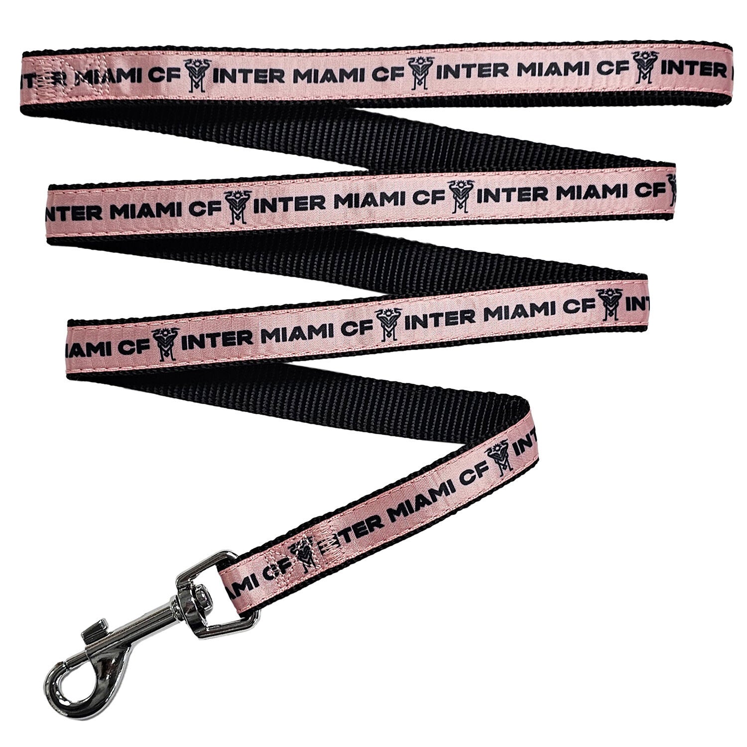 Pets First Inter Miami Soccer Satin Dog Leash