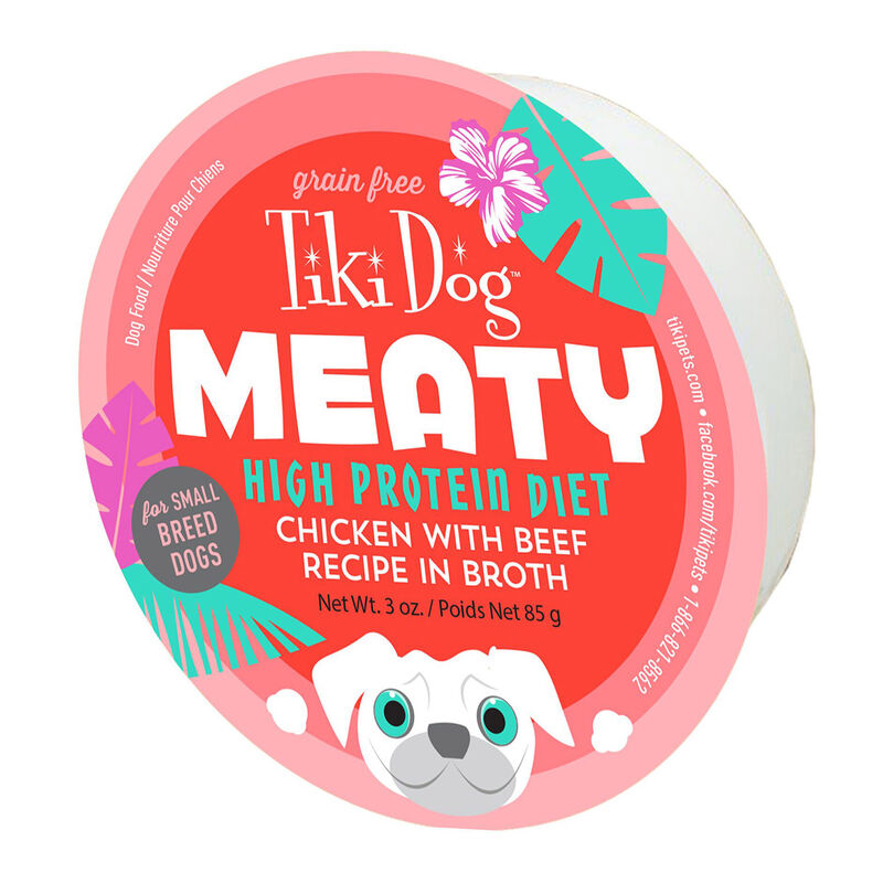Meaty Chicken With Beef Recipe Dog Food image number 1