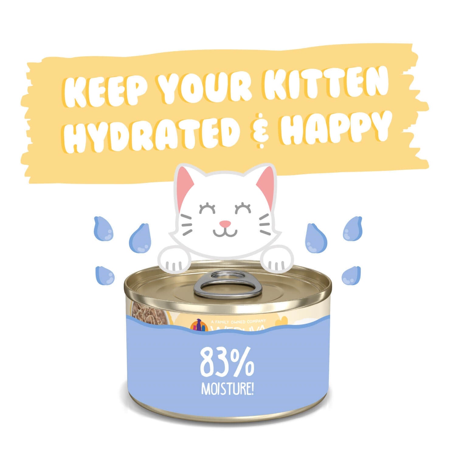 Weruva Kitten Grain Free Chicken Formula Au Jus Wet Cat Food, 3-Oz Can Pack Of 12