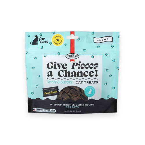 Give Pieces A Chance - Chicken With Broth For Cats! Cat Treat