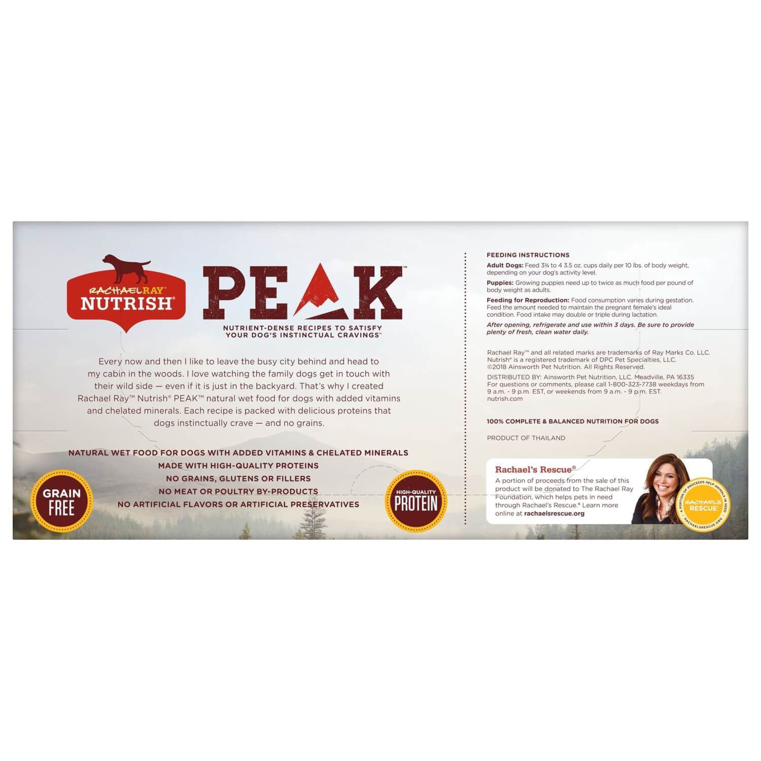 Peak wet dog food store review