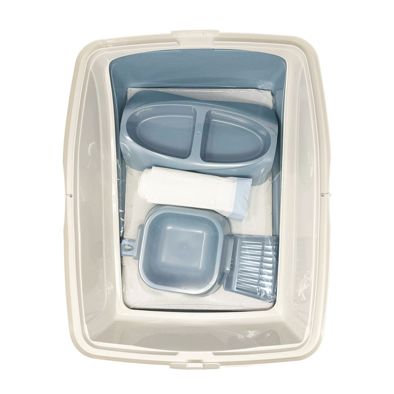 Van Ness Framed Cat Pan Starter Kit, Winter Sky Blue