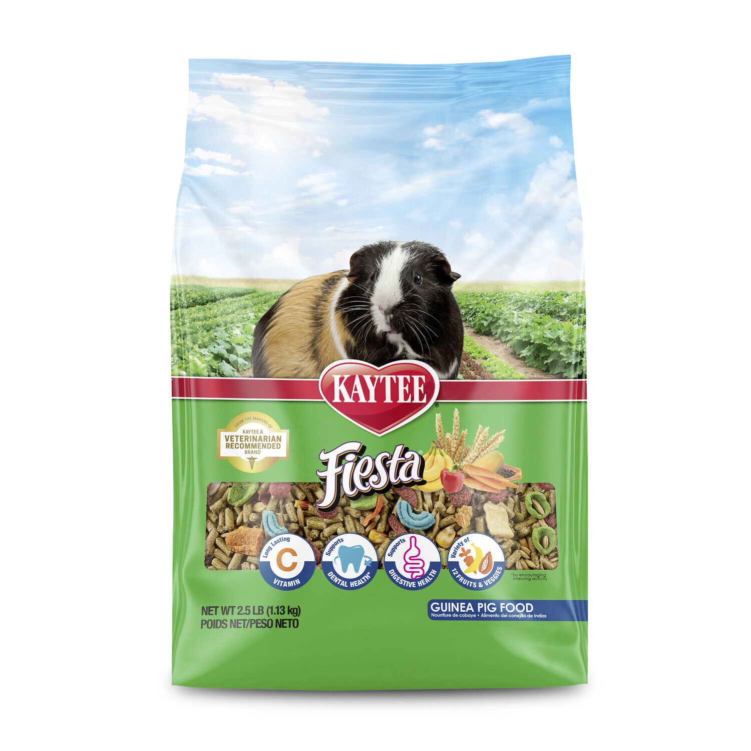 Kaytee Fiesta Guinea Pig Food, 2.5-Pounds