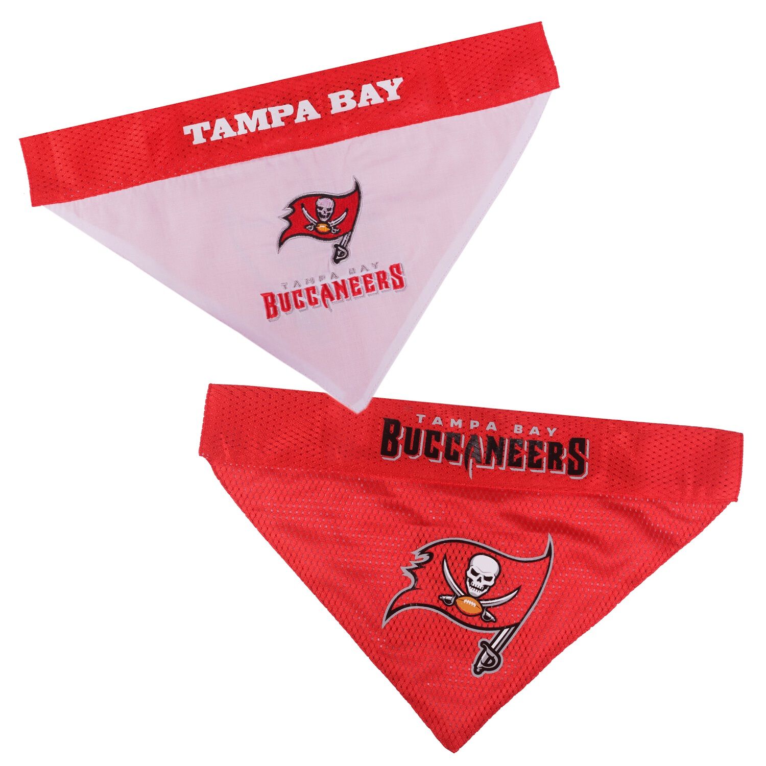 Pets First Tampa Bay Buccaneers Reversible Dog Bandana, Large