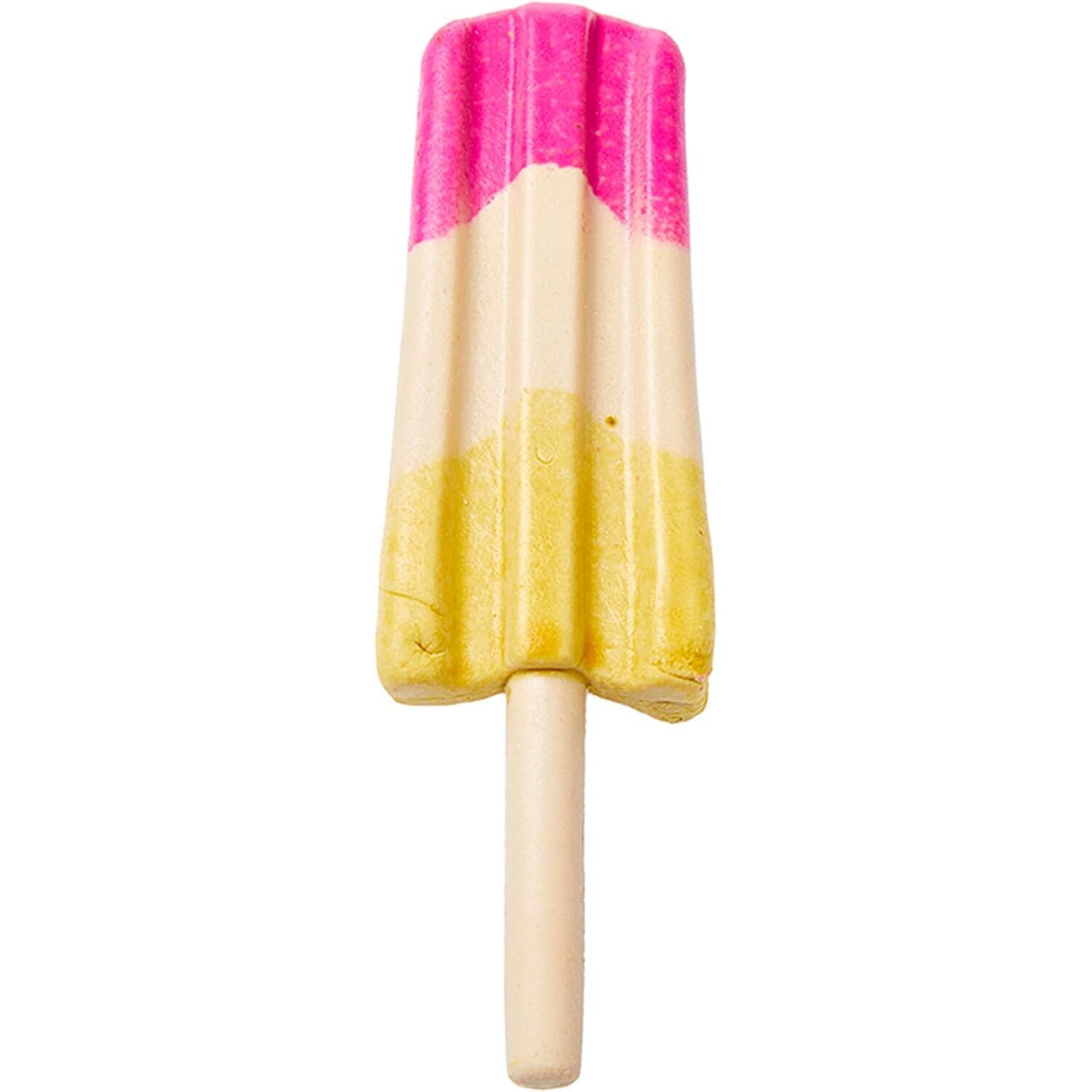 Pup Ice Chew Dog Treat Rocket Lollie, Strawberry & Banana, 2-Pk
