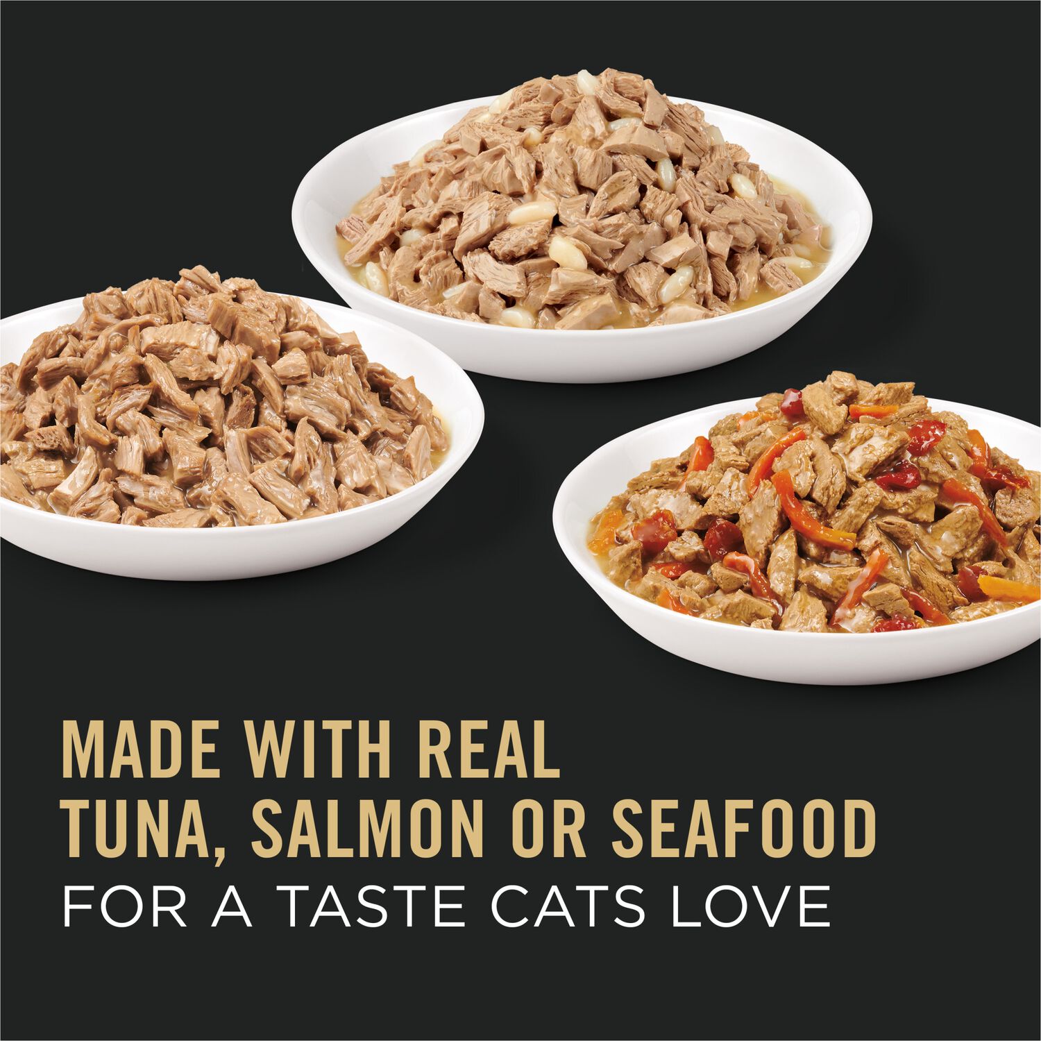 Purina Pro Plan Complete Essentials Wet Cat Food, Seafood Favorites In Sauce Variety Pack, 3-Oz - 12 Pack
