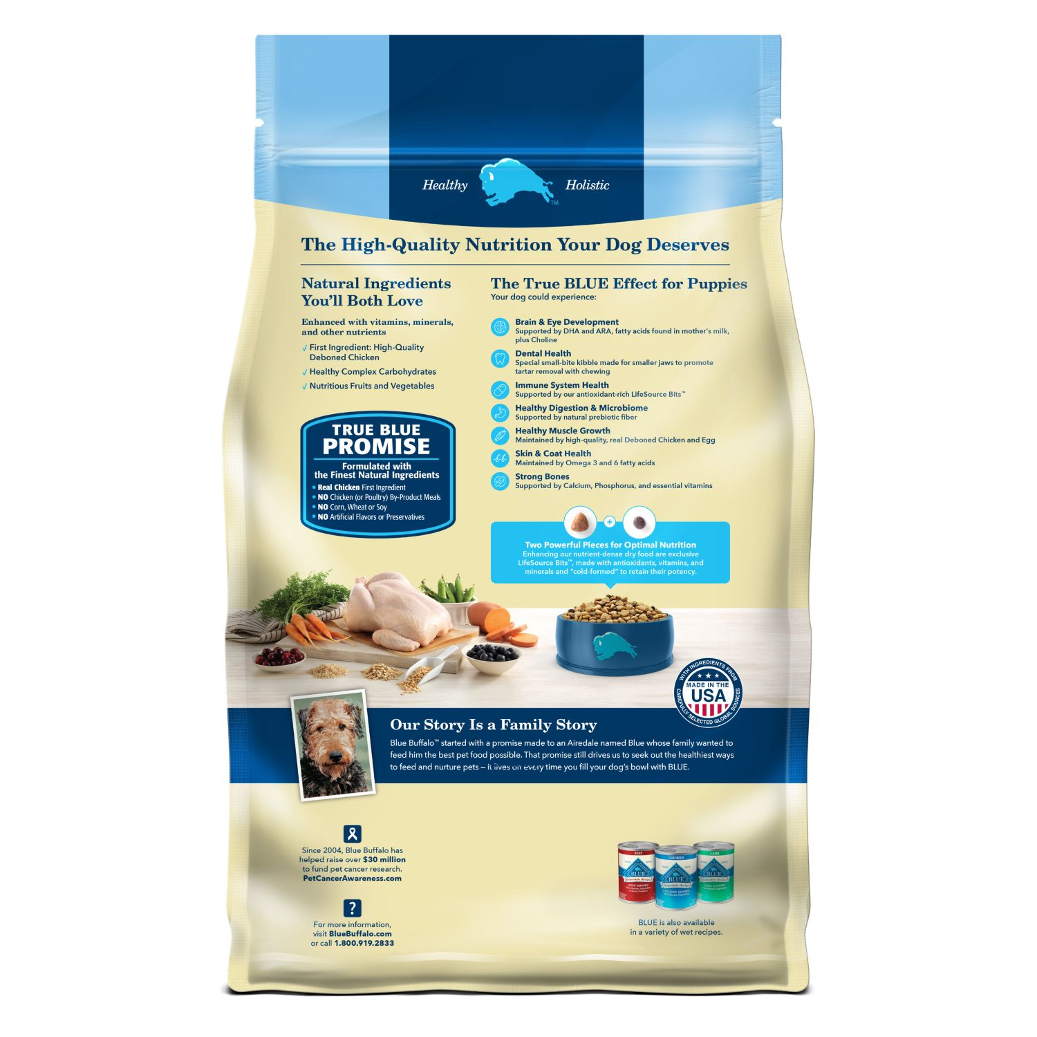 Blue Buffalo Life Protection Puppy Dog Food, 5-Lb