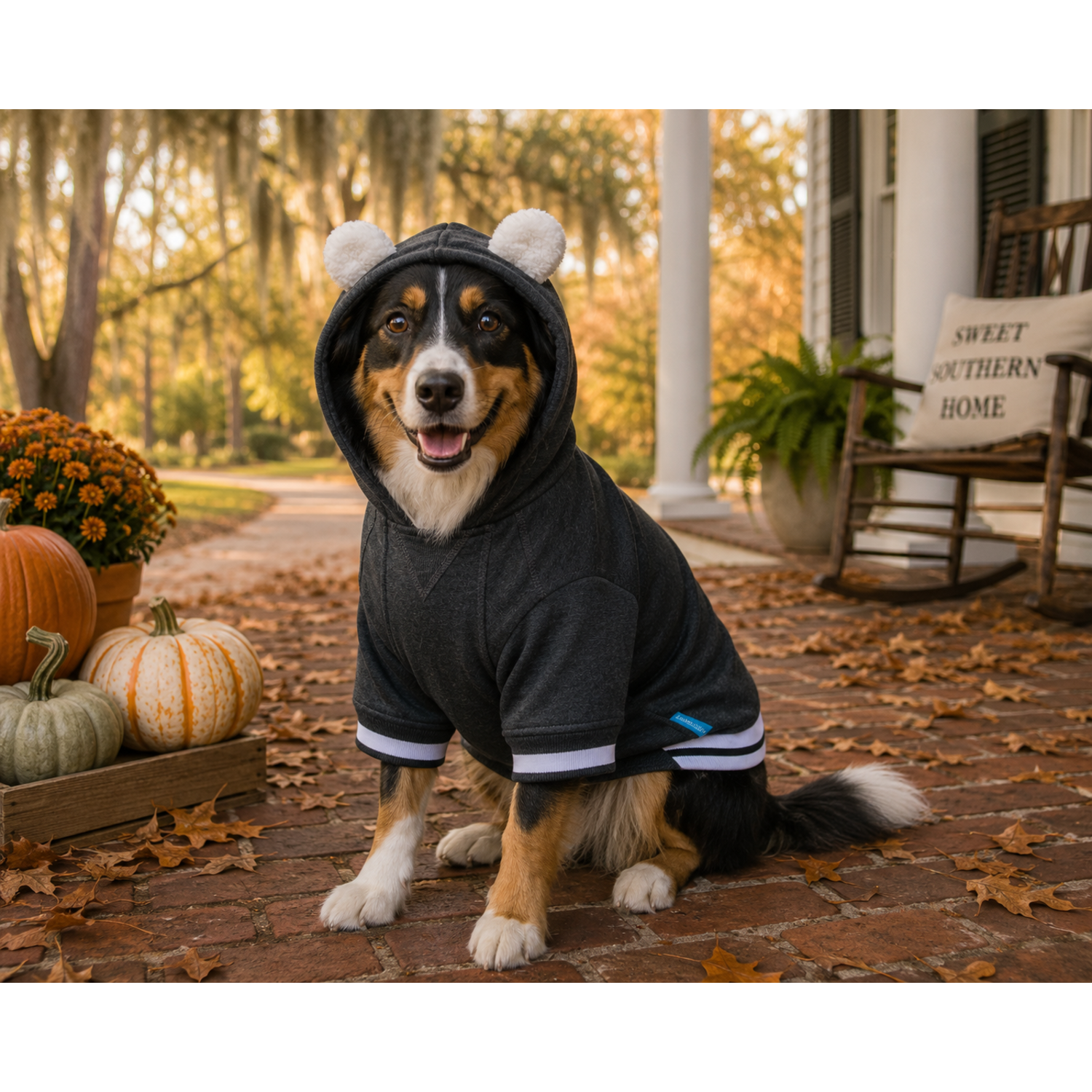 Aristopet Light Pullover Dog Hoodie With Ears On Hood, Extra Large