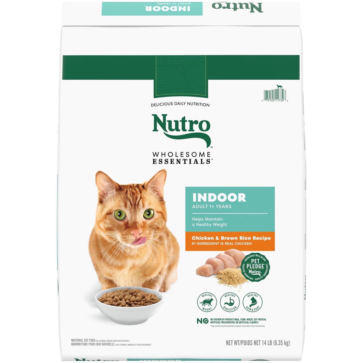 Nutro Wholesome Essentials Indoor Chicken & Brown Rice Recipe Dry Cat Food