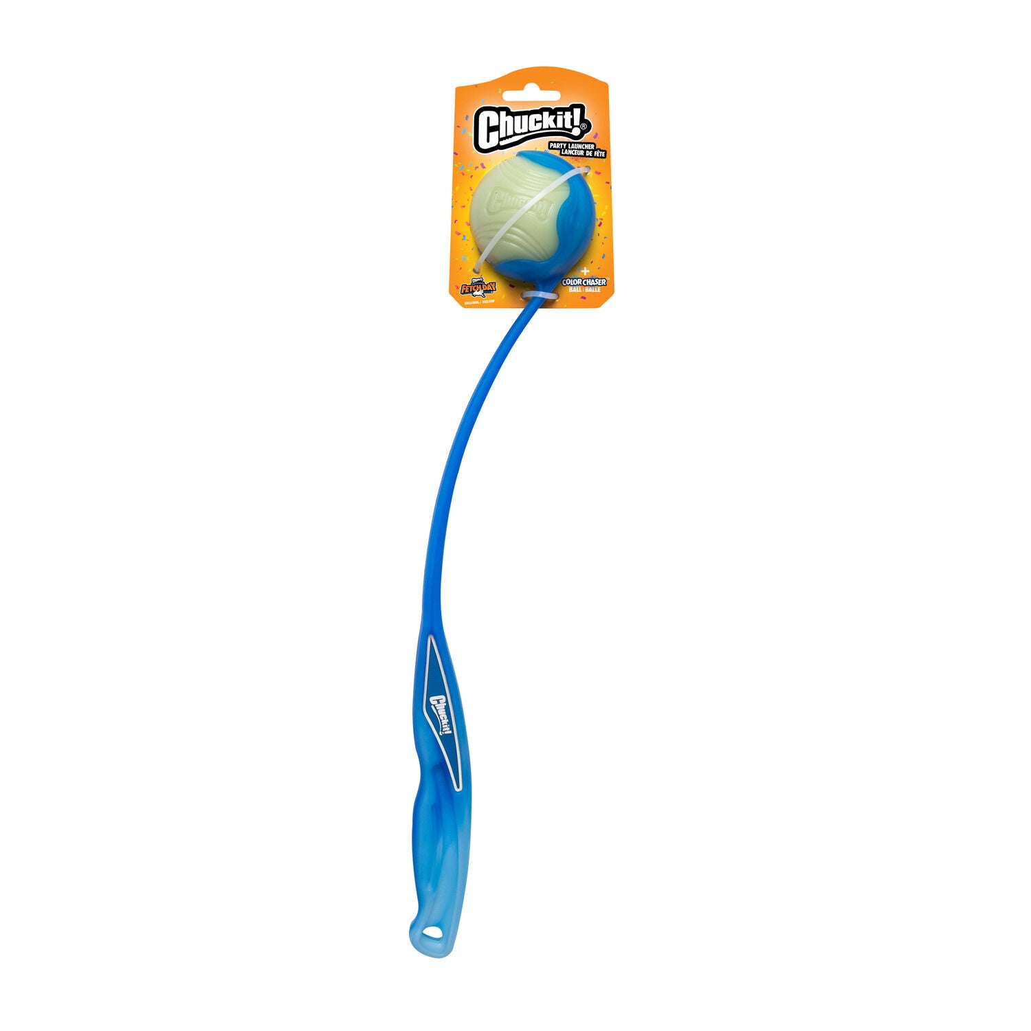 Chuckit! Color Chaser Ball Launcher Dog Toy, National Fetch Day Collection, Assorted Colors