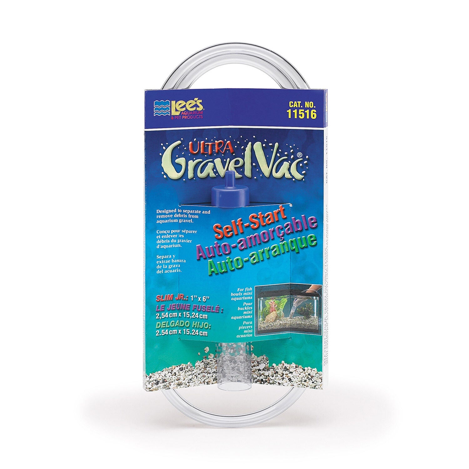 Ultra Gravelvac Slim Jr. Aquarium Cleaner