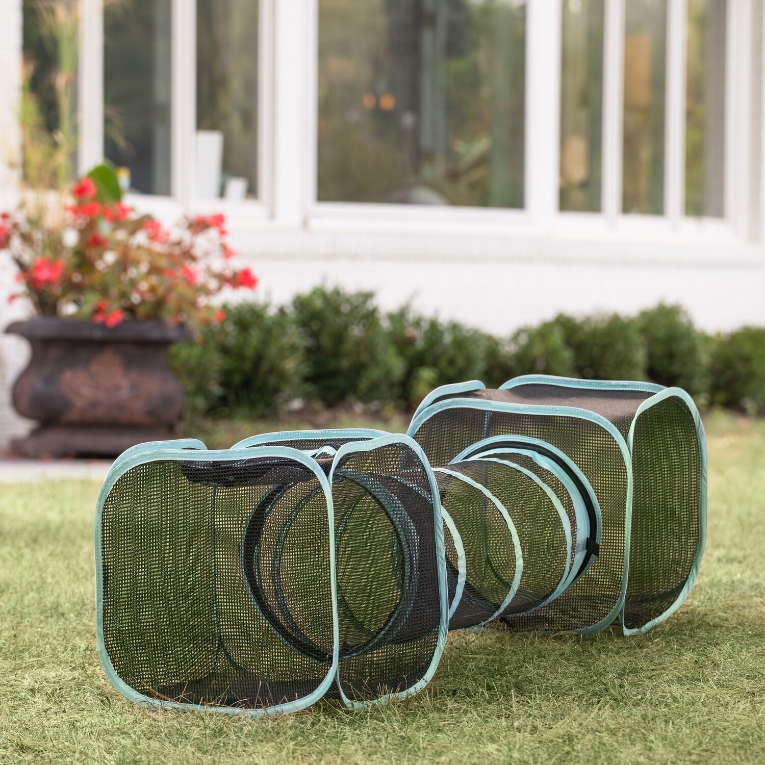 Kitty City Outdoor Two-Way Cat Tunnel, 64"