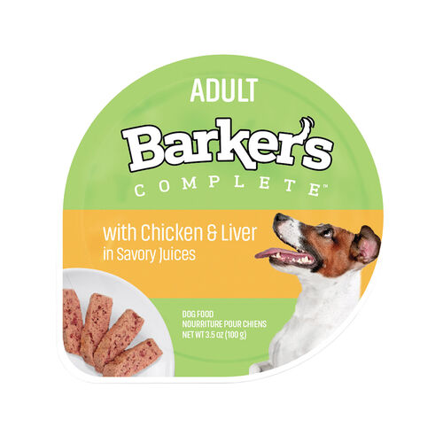 Adult Chicken & Liver In Savory Juices Dog Food