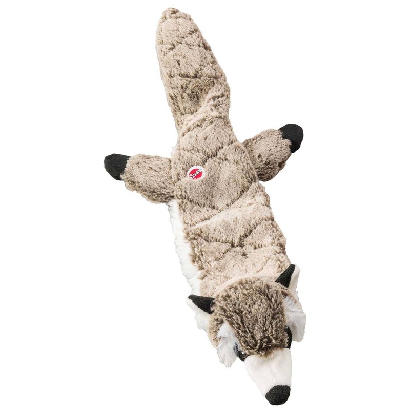 Skinneeez Extreme Quilted Raccoon Dog Toy image number 2