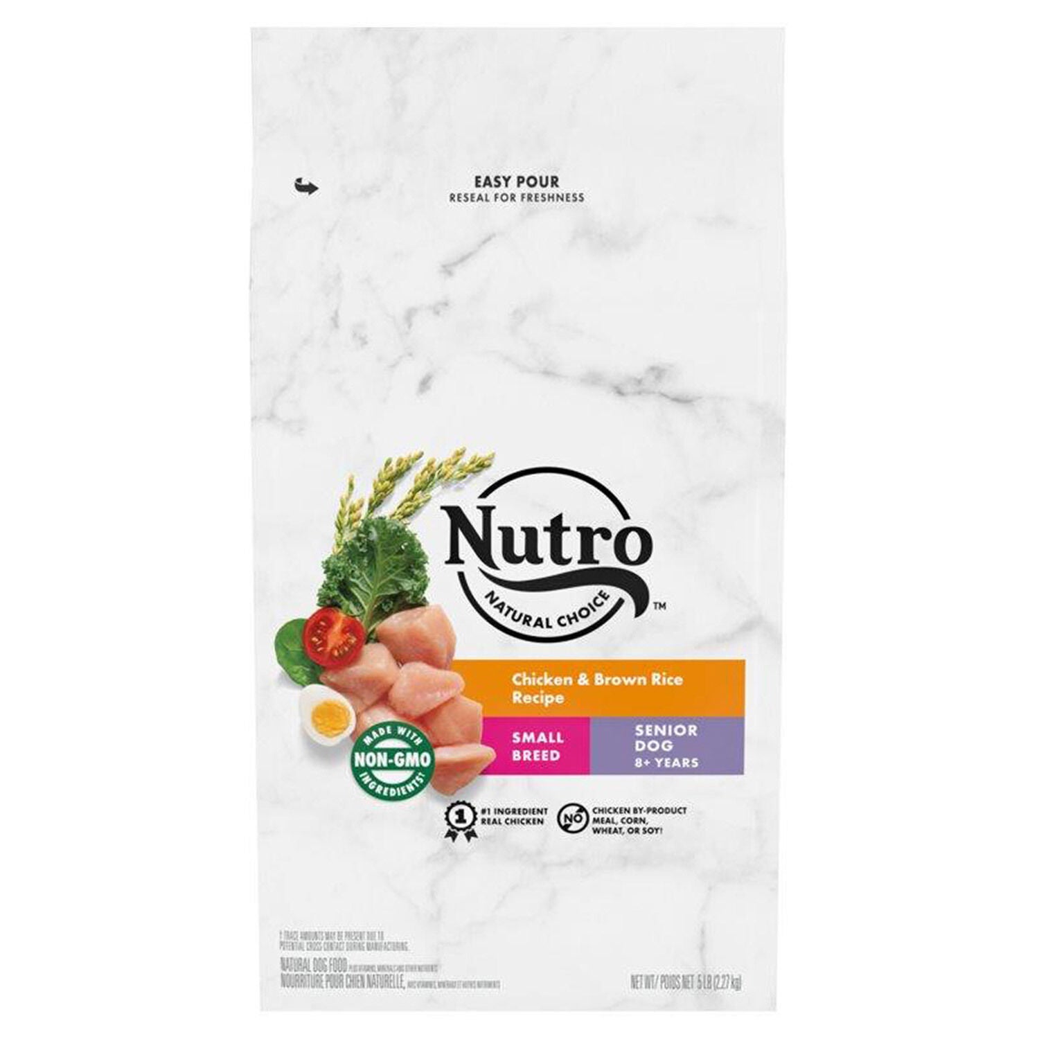 Nutro Natural Choice Small Breed Senior Chicken, Whole Brown Rice & Sweet Potato Recipe Dog Food