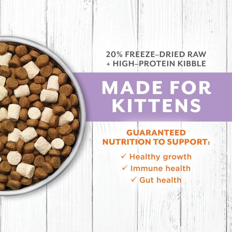 Instinct® Raw Longevity™ 20% Freeze Dried Raw Meal Blend Grain Free Recipe With Cage Free Chicken For Kittens image number 3