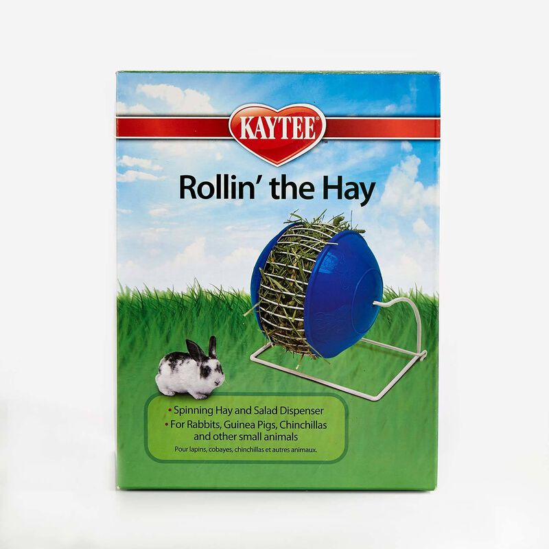 Rollin The Hay Dispenser For Small Animals image number 1