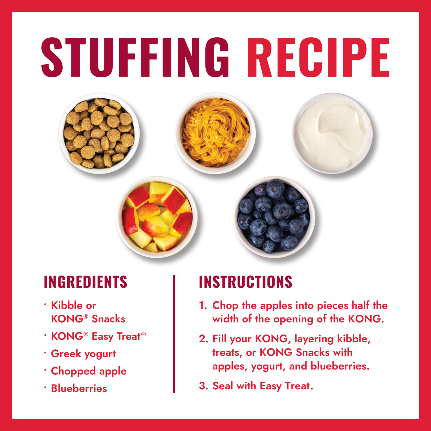 Kong Snacks&reg; Interactive Toy Insert Dog Treats, Birthday Cake Recipe- Small