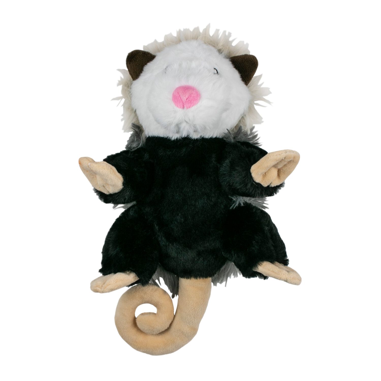 Tall Tails Possum Rope Body Squeaker Plush Dog Toy, 12-Inch
