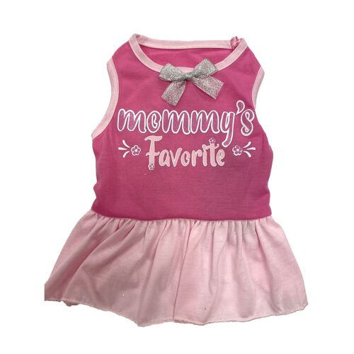 Petrageous Pink Mommy'S Favorite Dog & Cat Dress