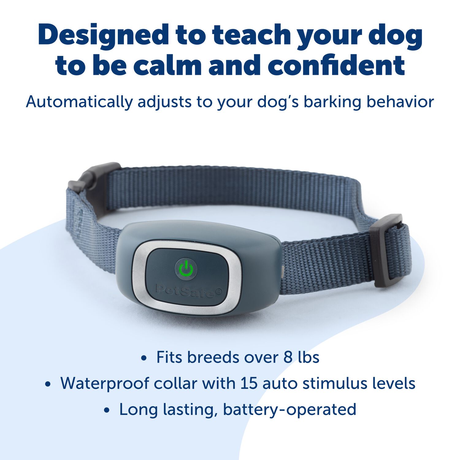 Petsafe Basic Waterproof Bark Control Training Collar For Dogs, 8+ Lbs