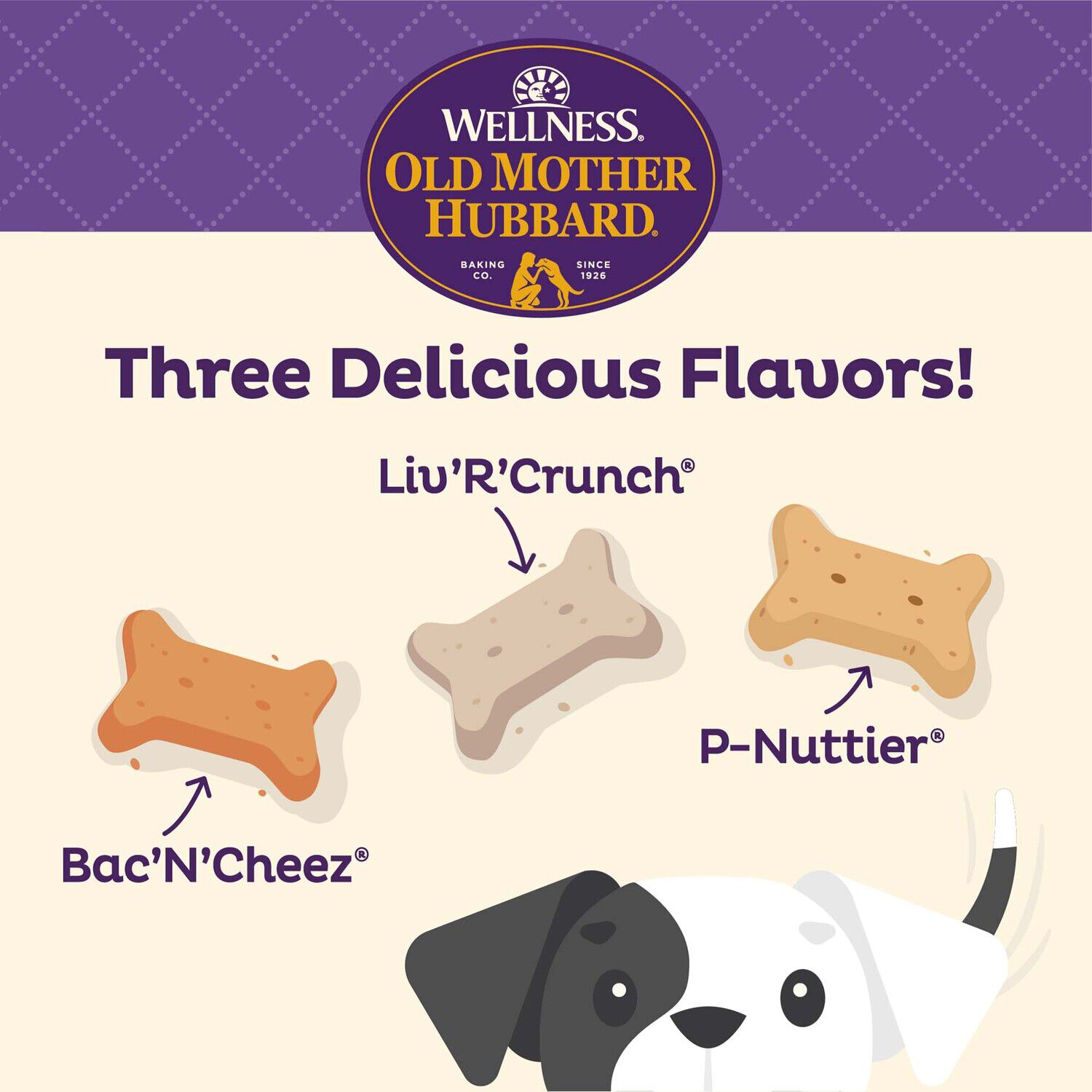 Wellness Old Mother Hubbard Savory Mix Dog Biscuits, Natural, Training Treats, Mini Size Dog Treats, 20 Ounce Bag