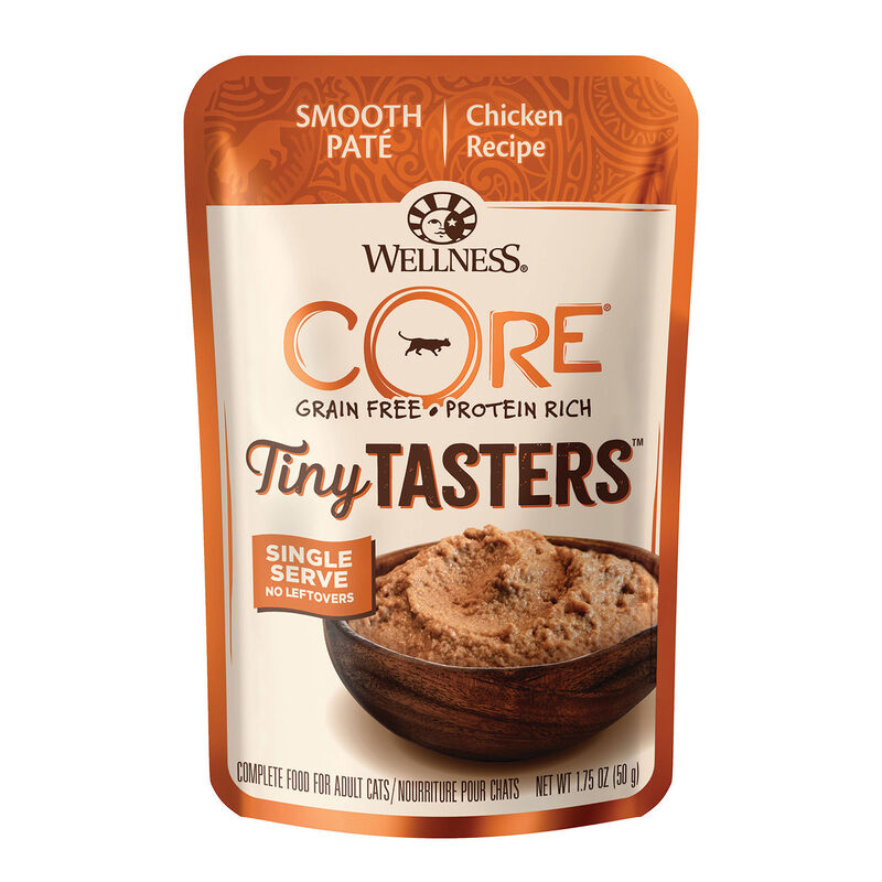Wellness Core Tiny Tasters Grain Free Chicken Pate Wet Cat Food 
