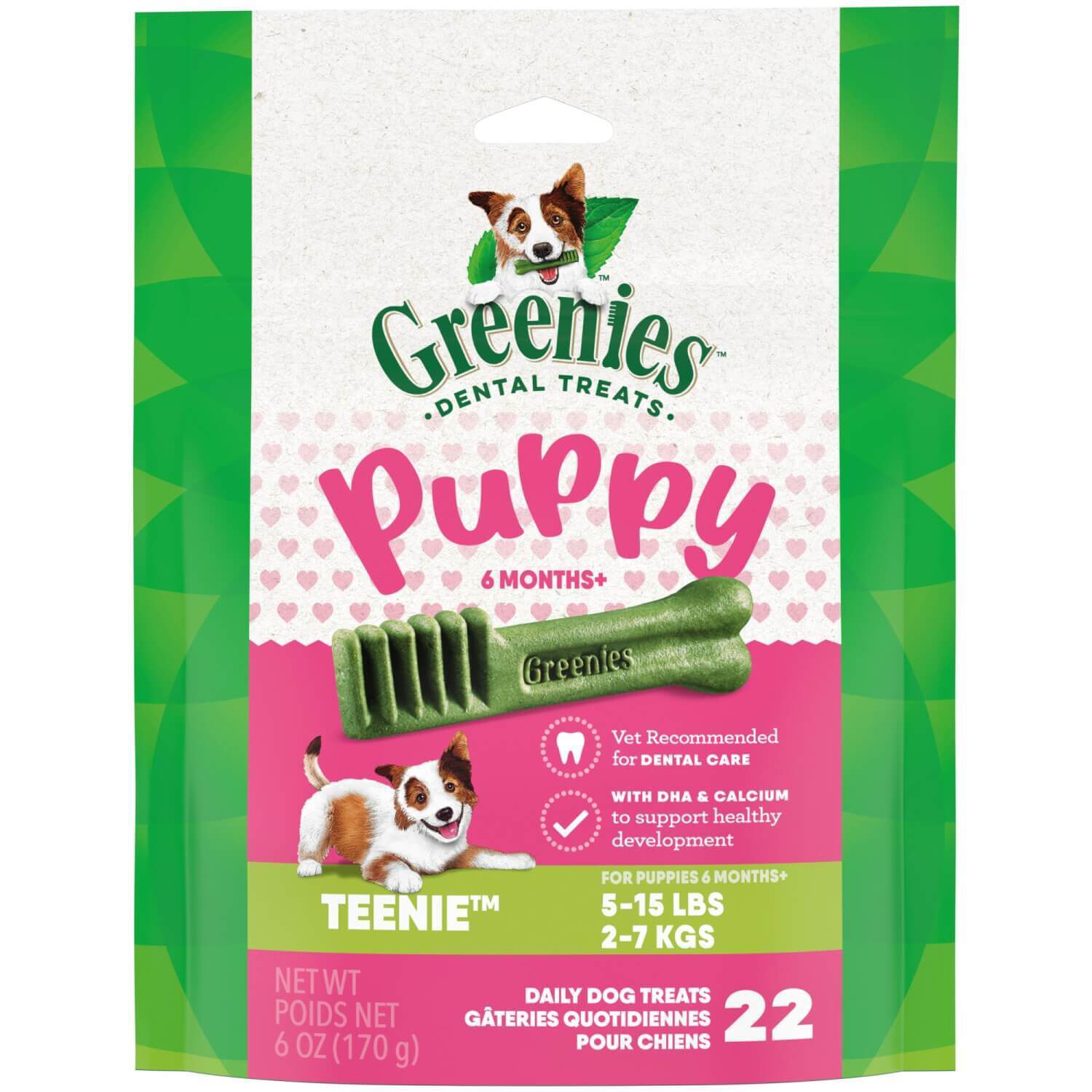 Greenies Puppy Teenie Size Natural Dental Dog Treats