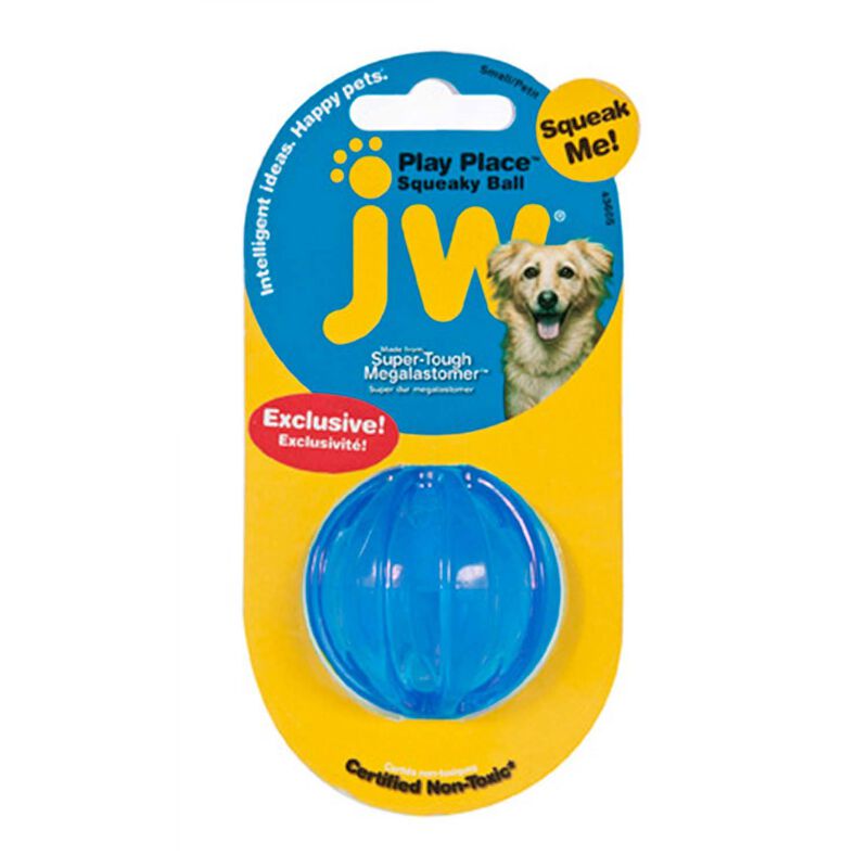 Play Place Squeaky Ball Dog Toy, Sm