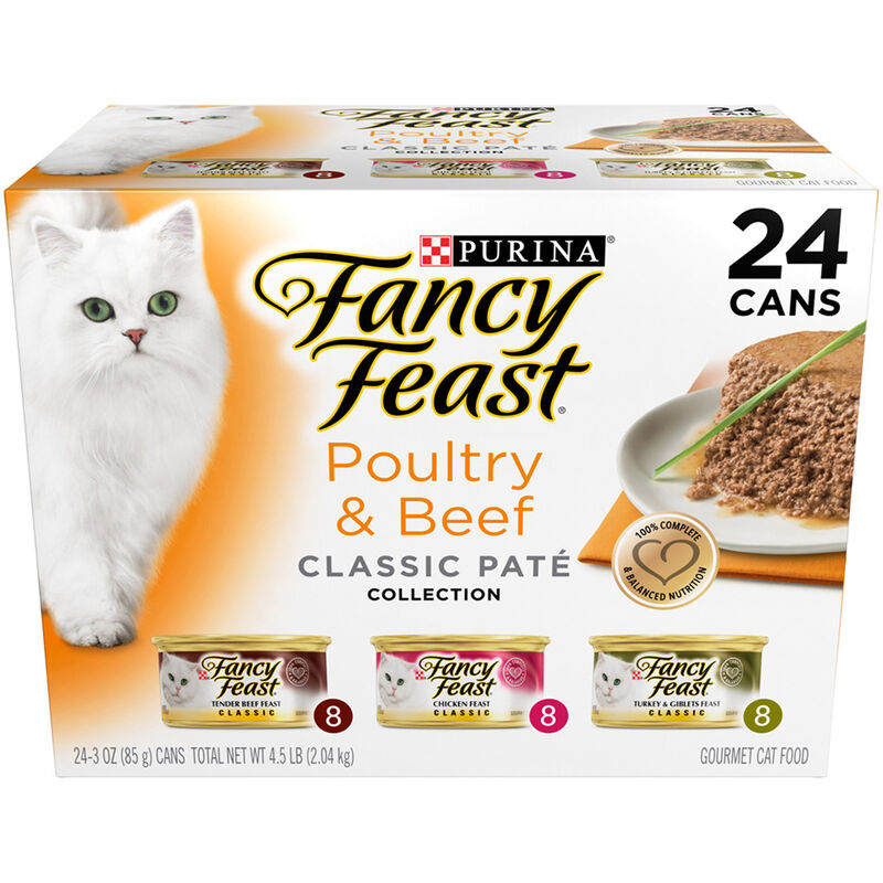 Classic Pate Poultry & Beef Collection Cat Food image number 1