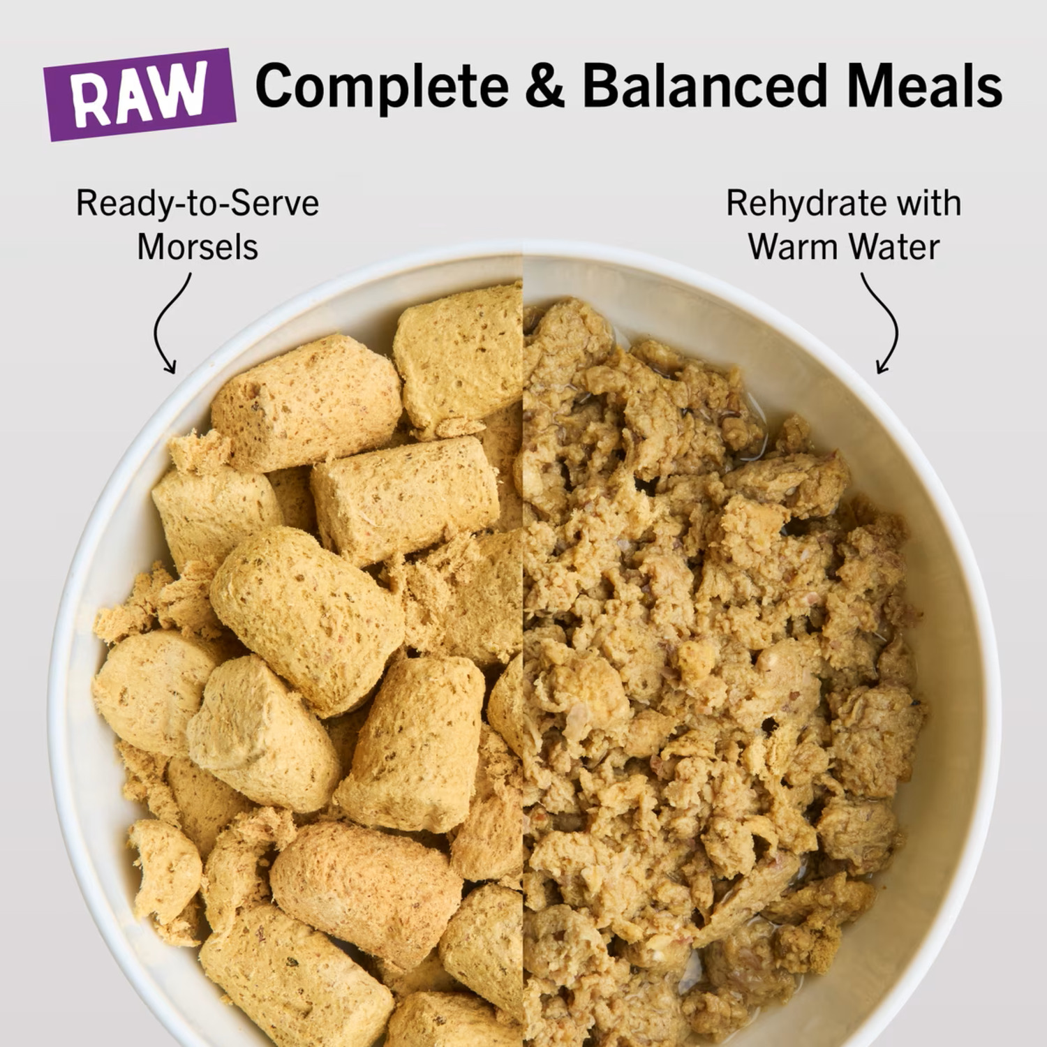 Stella & Chewy's Dinner Morsels Freeze-Dried Raw Cat Food, Yummy Lickin' Salmon & Chicken, 18-Oz Bag
