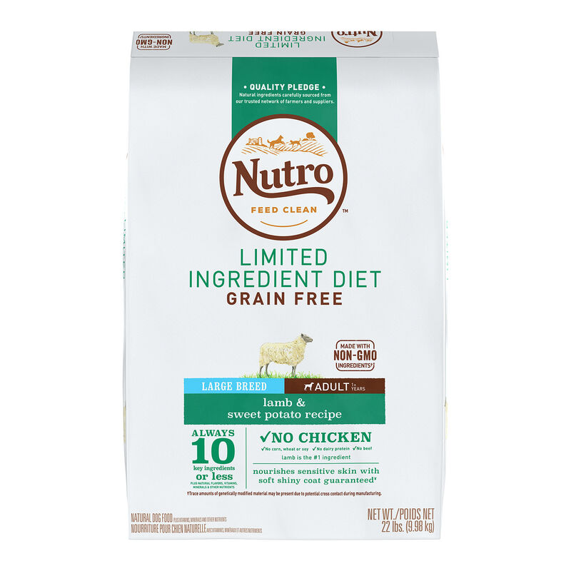 Nutro Limited Ingredient Diet Adult Large Breed Lamb & Sweet Potato Recipe Dog Food image number 1