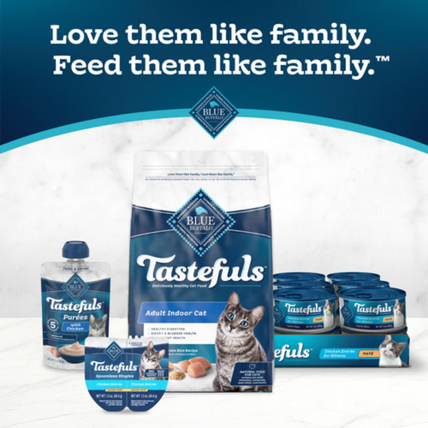 Blue Buffalo Tastefuls Natural Flaked Chicken Entree In Gravy Wet Cat Food, 3-Oz