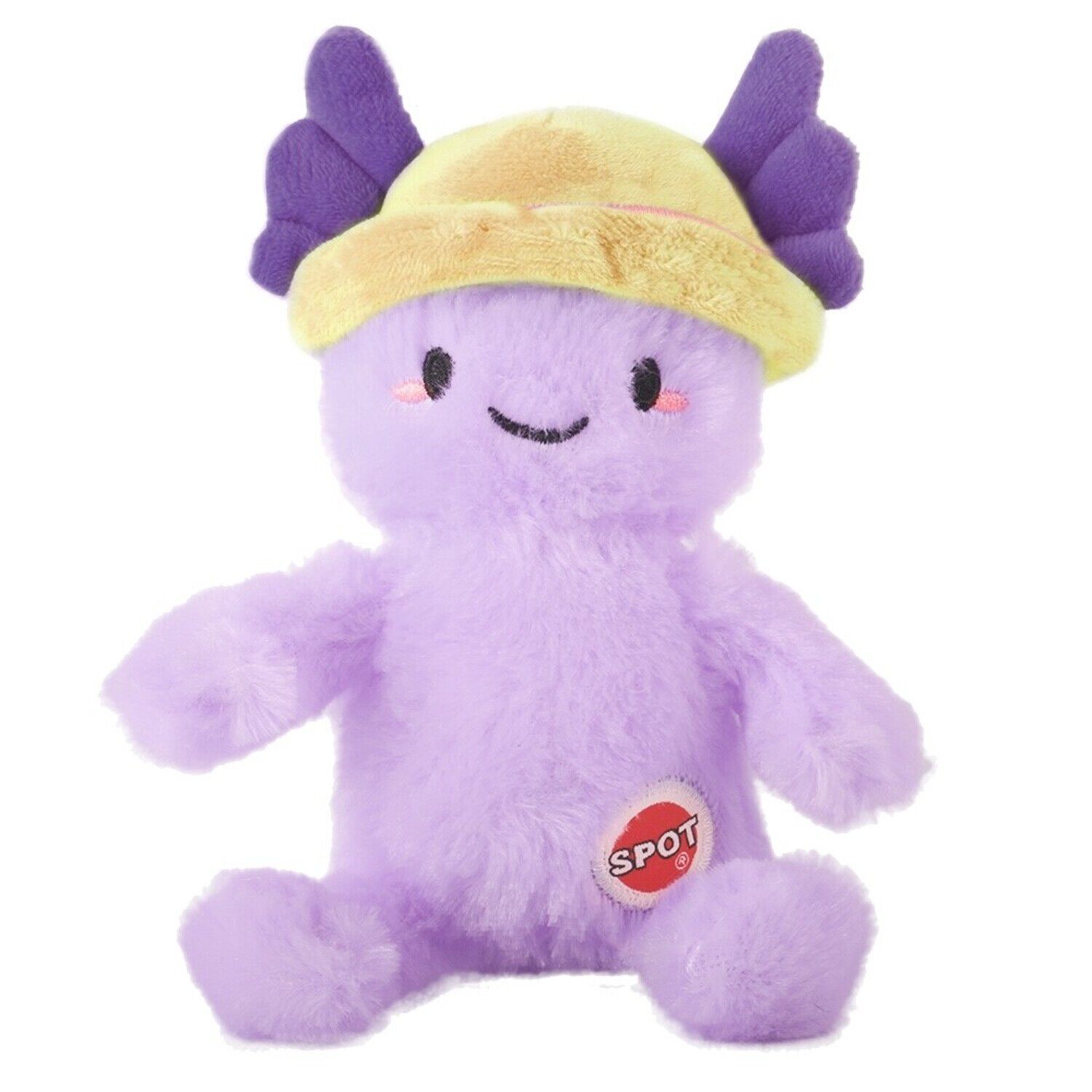 Spot Axolotl With Hat Plush Squeaky Dog Toy, 6" - Assorted