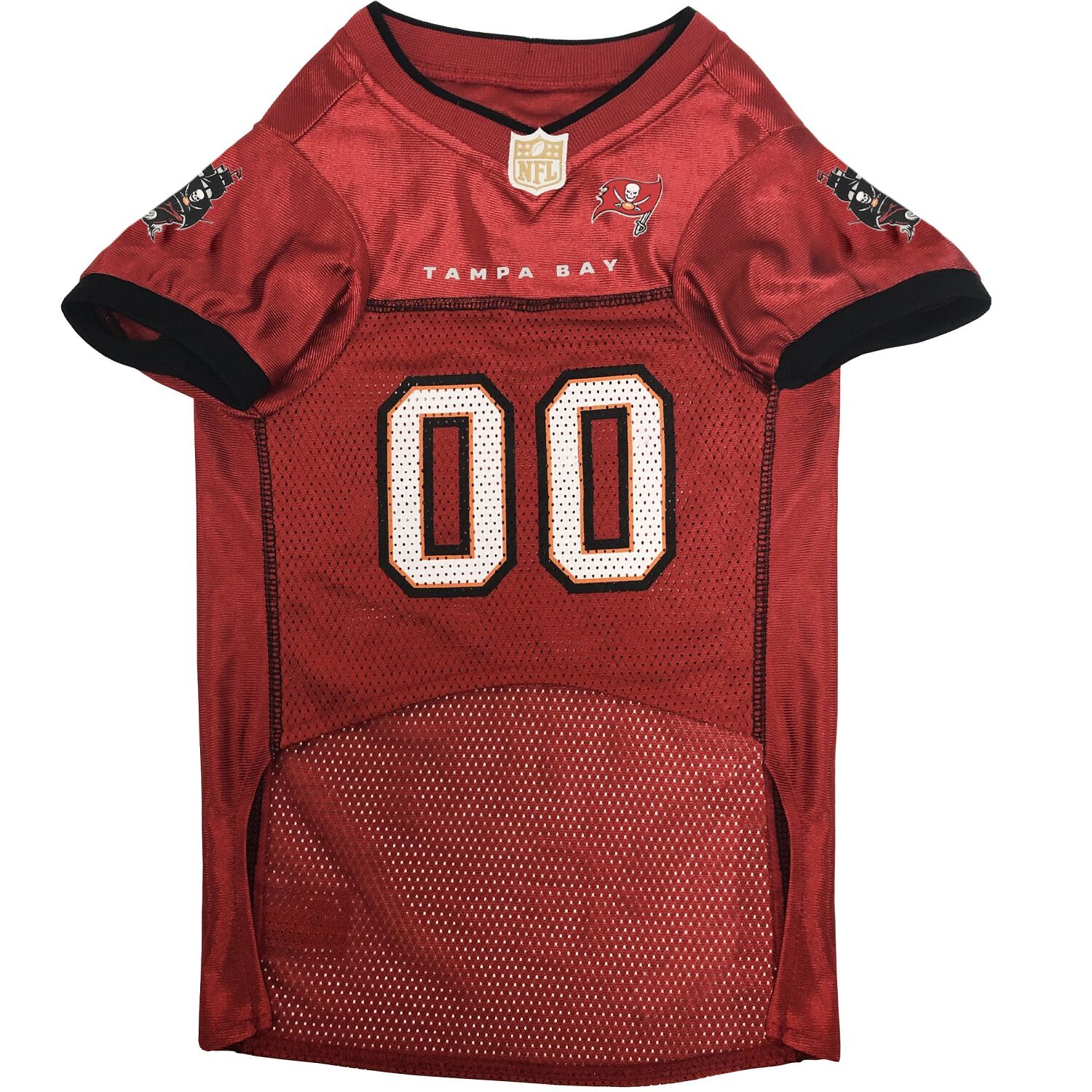 Pets First Tampa Bay Buccaneers Mesh Dog Football Jersey, Extra Large