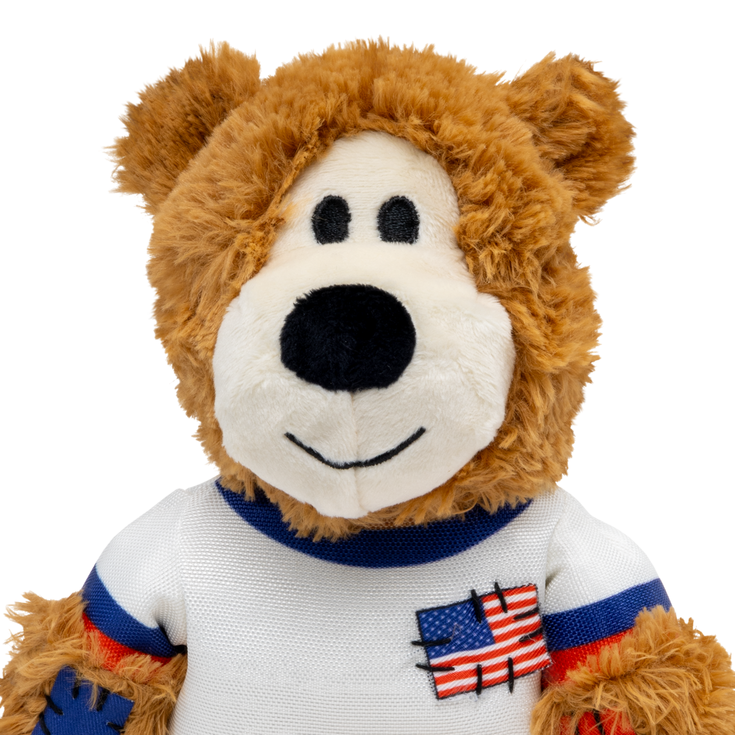 Kong Wild Knots Sport Soccer Bear Plush Tug Dog Toy, Usa