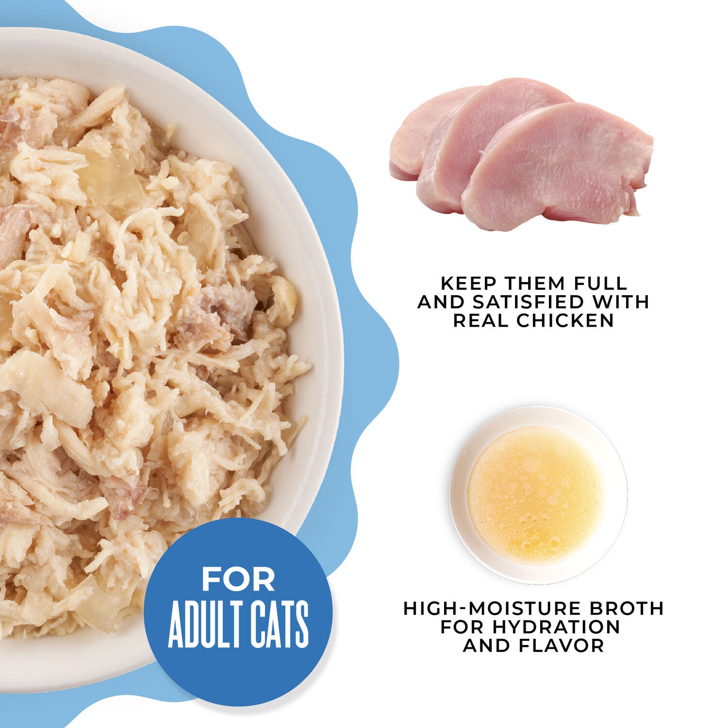 Tiki Cat Luau Lean Gelee Wet Cat Food, Chicken & Salmon 2.8 Oz. Pouch