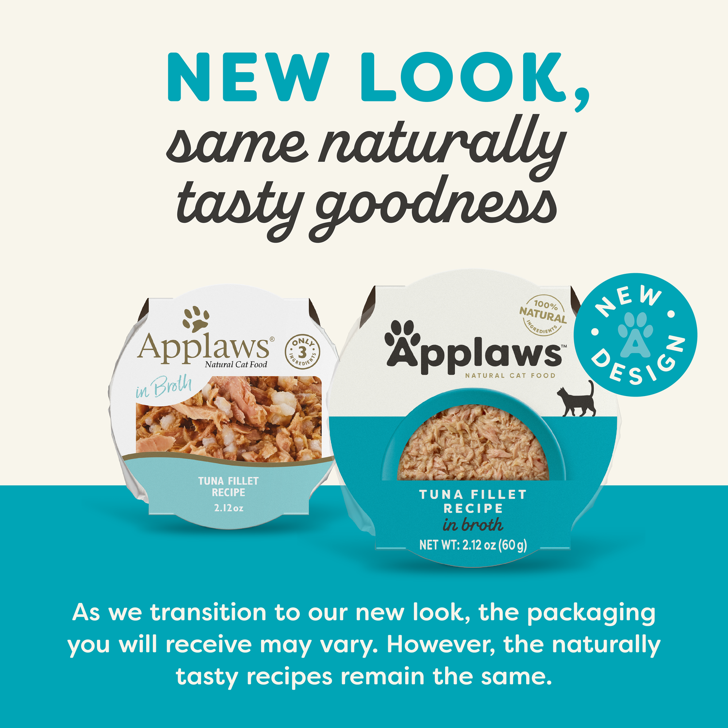 Applaws&trade; Cat Pot, Tuna Fillet In Broth, 2.12-Oz