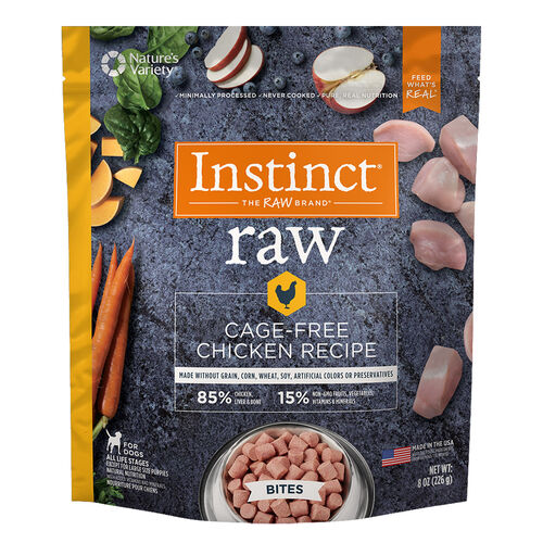 Raw Frozen Bites Cage Free Chicken Recipe Dog Food