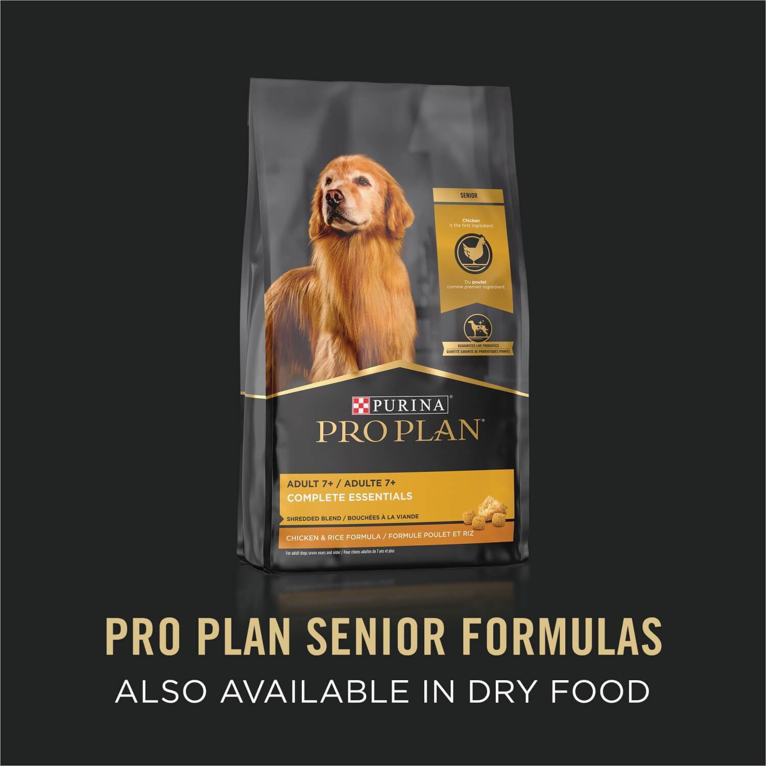 Purina Pro Plan Complete Essentials High Protein For Senior Dogs, Adult 7+ Chicken And Rice Entree Wet Dog Food