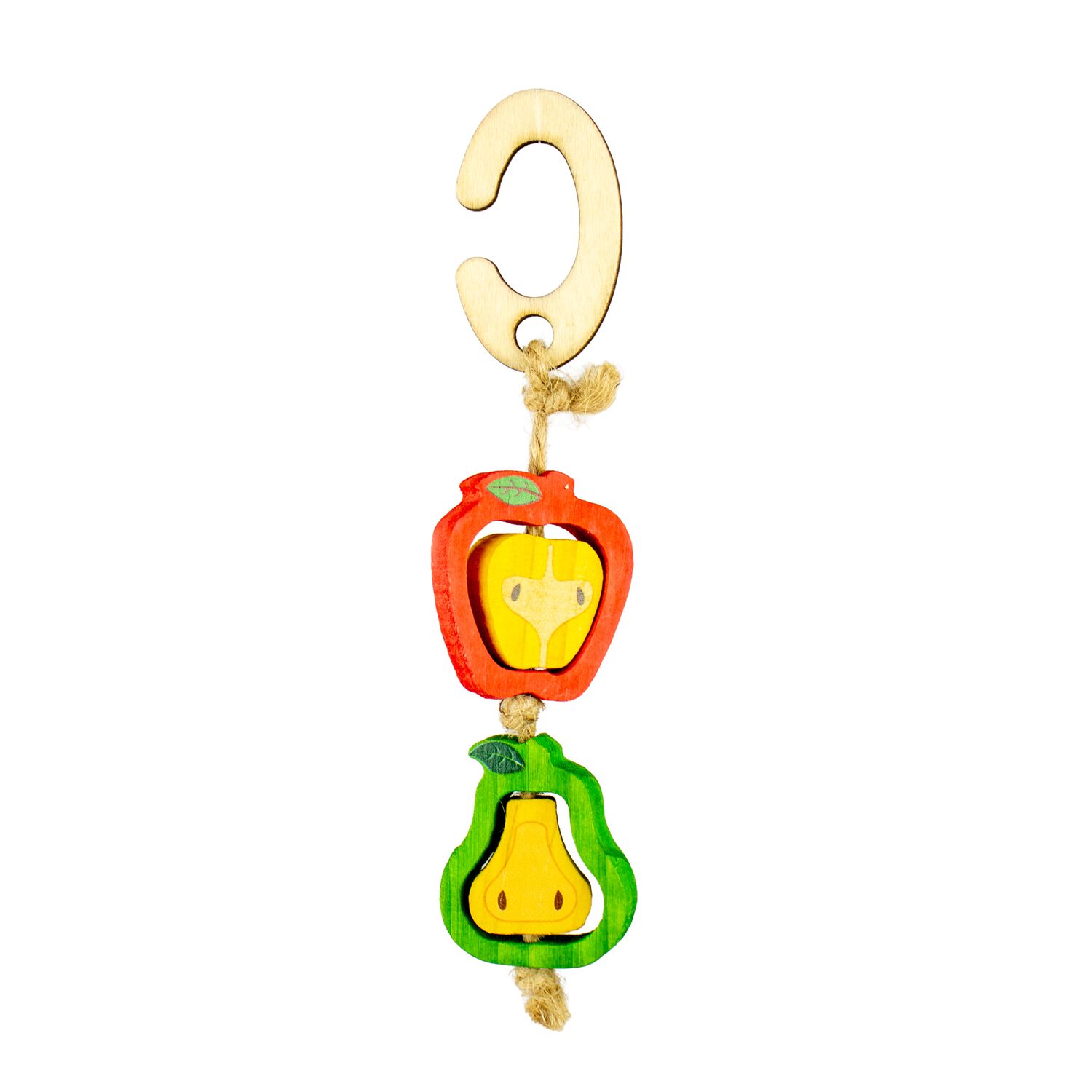 A&E Cage Nibbles Orchard Spindle Small Animal Chew Toy