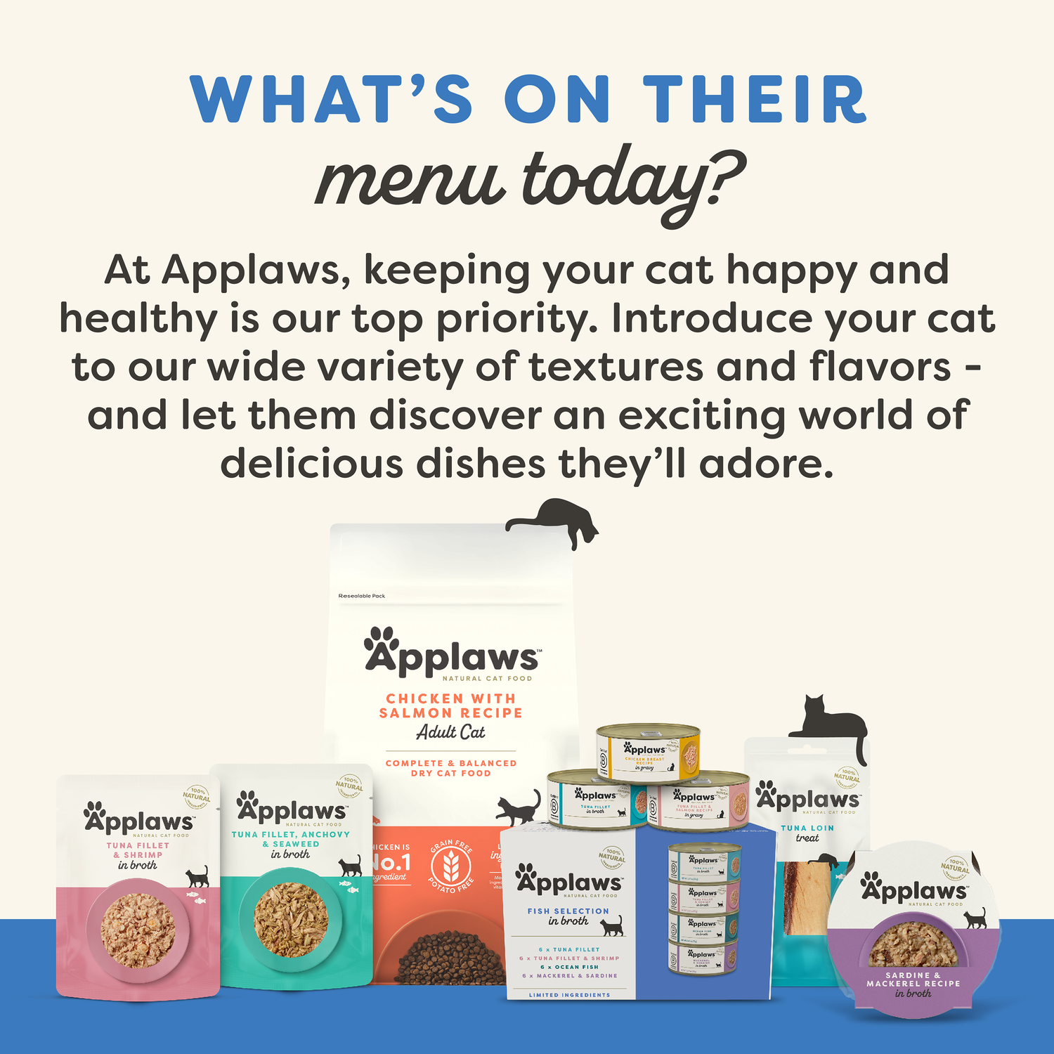Applaws Sardine & Mackerel Recipe In Broth Wet Cat Food, 2.12-Oz