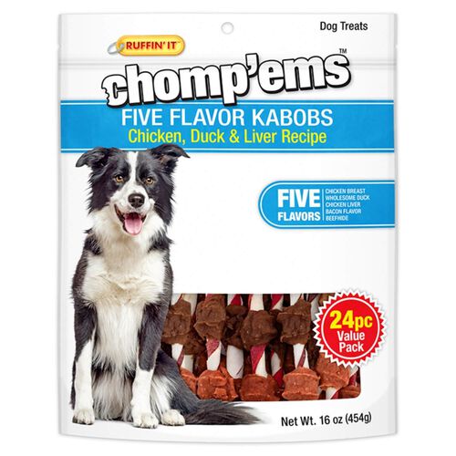 Chomp'Ems Five Flavor Kabobs 24 Pack