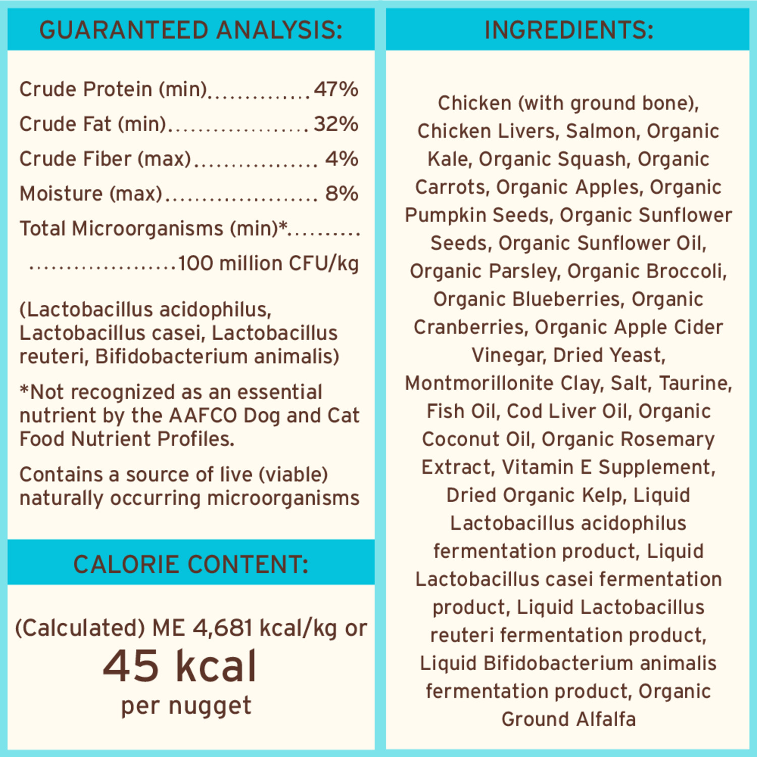Primal Freeze-Dried Raw Nuggets Cat Food, Chicken & Salmon Recipe