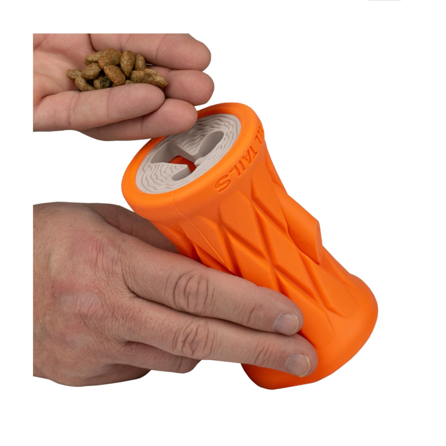 Tall Tails Natural Rubber Tree Trunk Interactive Treat Dispensing Dog Toy, 5"